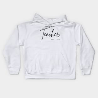 Registered Teacher est 2024 Kids Hoodie